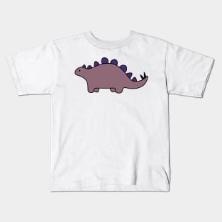 dusty pink dinosaur Kids T-Shirt